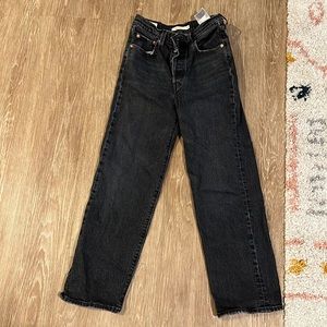 Levi’s rib cage straight jeans